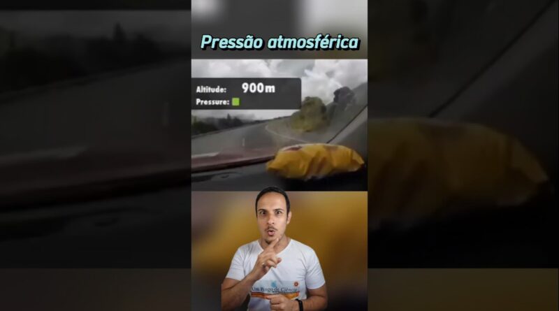 a PRESSÃO ATMOSFÉRICA FAZ ISSO com um PACOTE DE CHIPS