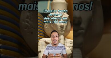 PRIMEIRA TUMBA DE FARAÓ DESCOBERTA EM MAIS DE 100 ANOS