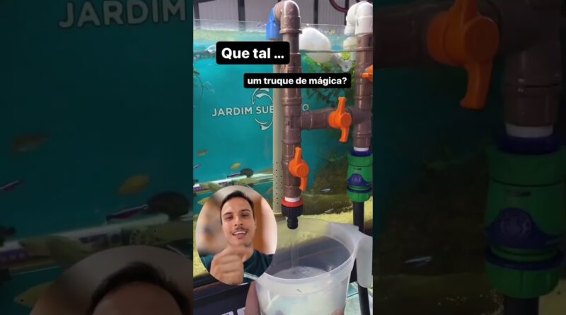 Truque de MÁGICA em um sistema de TPA?! #repost #aquarismo #ciencia #curiosidades