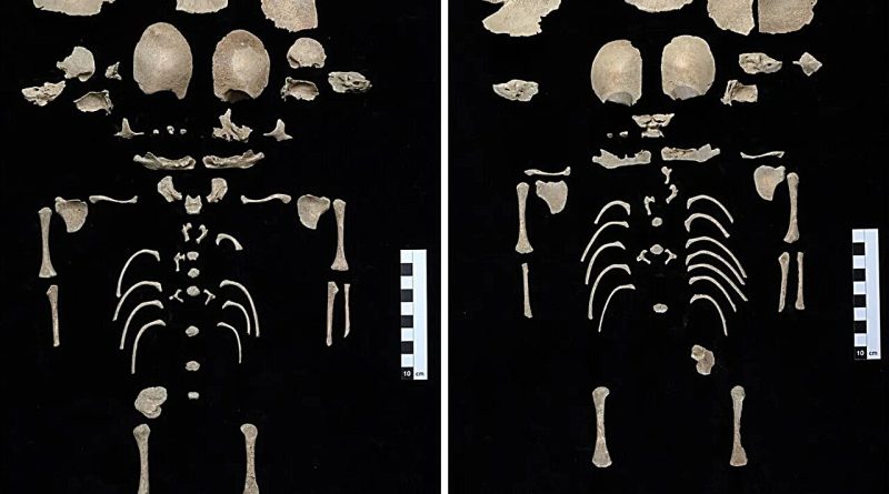 Bebês da Antiguidade, possivelmente gêmeos, encontrados em latrina de 1.200 anos