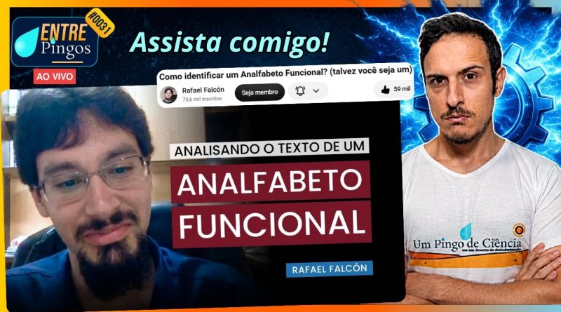 COMO IDENTIFICAR UM ANALFABETO FUNCIONAL? | ‪@RafaelFalcon‬ | #EntrePingos 0031